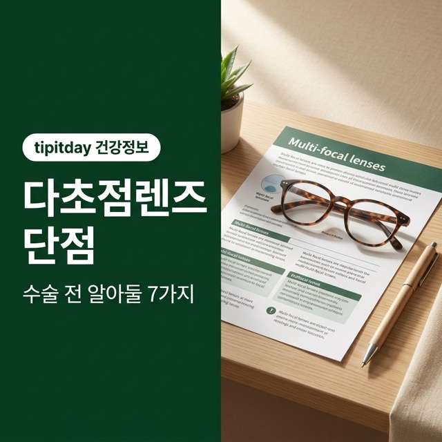 다초점렌즈 단점 정보