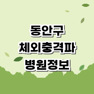 안양 동안구 정형외과