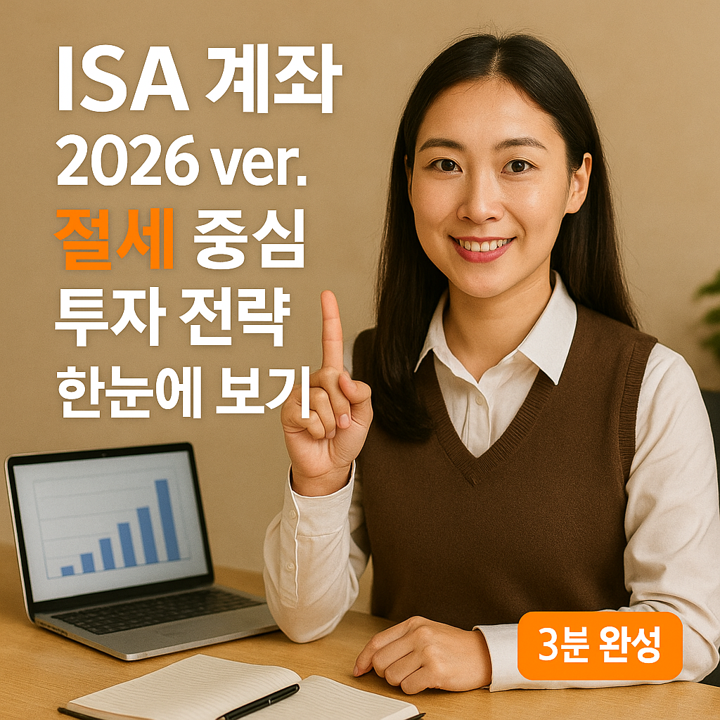 ISA 계좌 2026 ver. ｜ 절세 중심 투자 전략 한눈에 보기