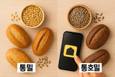 통밀 통호밀 차이점 비교: 건강한 곡물 선택법, 통곡물 추천