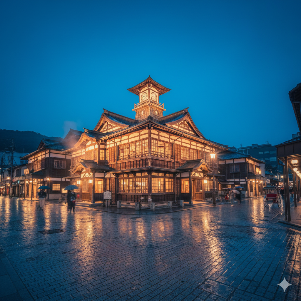 일본에서 가장오래된 온천