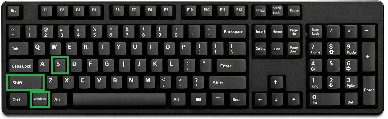 1번 방법 : Win + Shift + R