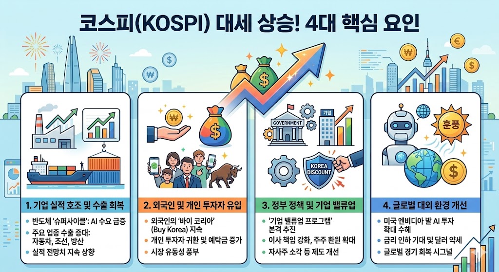 코스피 상승요인 4가지