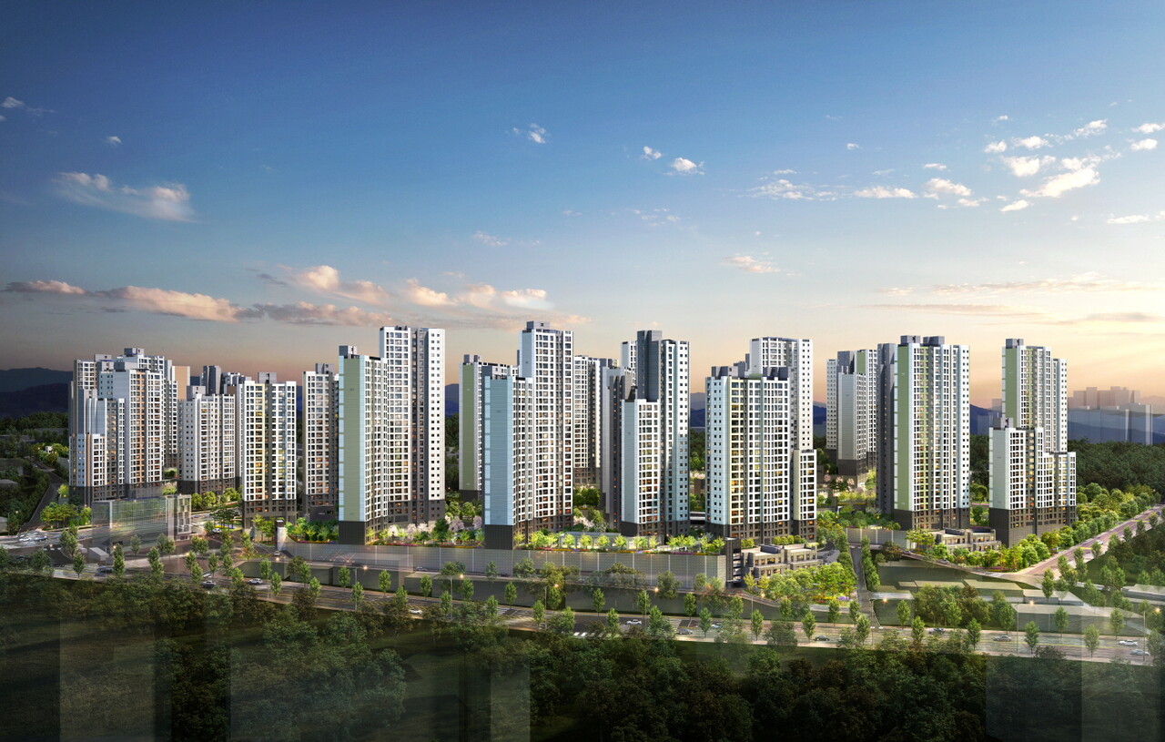 산성역 헤리스톤 신규 아파트