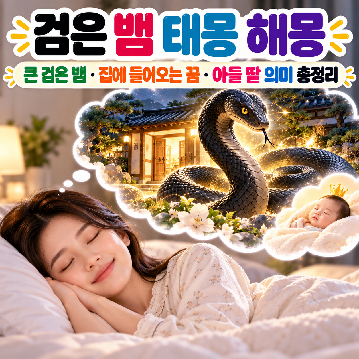 검은 뱀 태몽