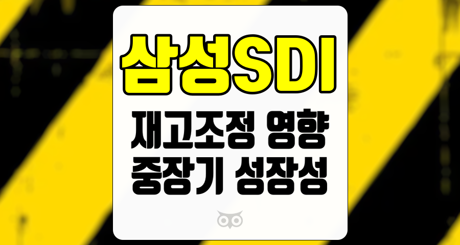 삼성SDI, 단기 실적 부진 속 중장기 성장 가능성에 주목하자