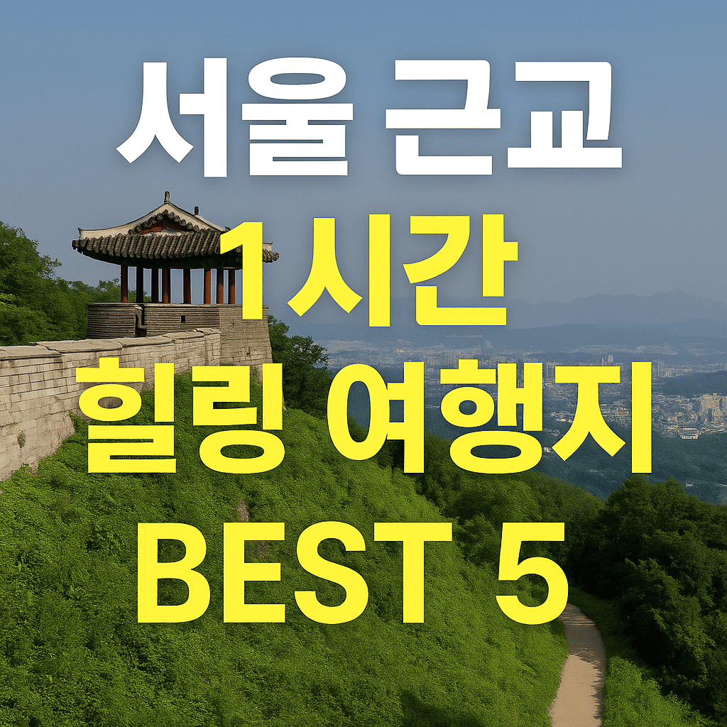 서울 근교 1시간 힐링 여행지 BEST 5 관련 사진