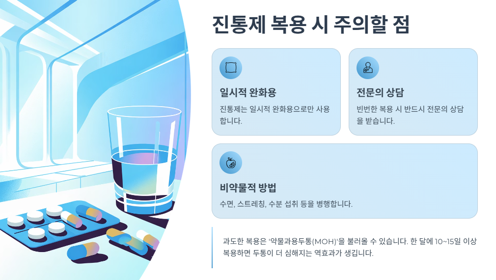진통제 복용 시 주의할 점