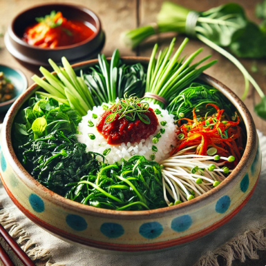 봄철 건강 요리 사진
