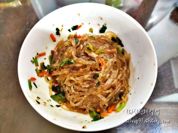 오뚜기 옛날 잡채 조리 후 완성