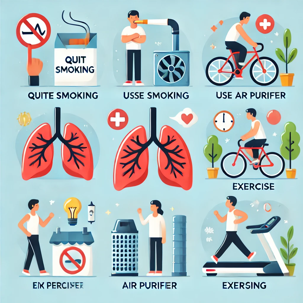 폐 건강 생활 습관