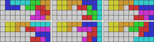 최소 해법 6개