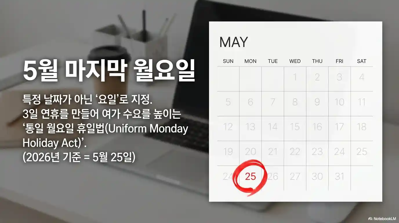 미국 메모리얼 데이 날짜