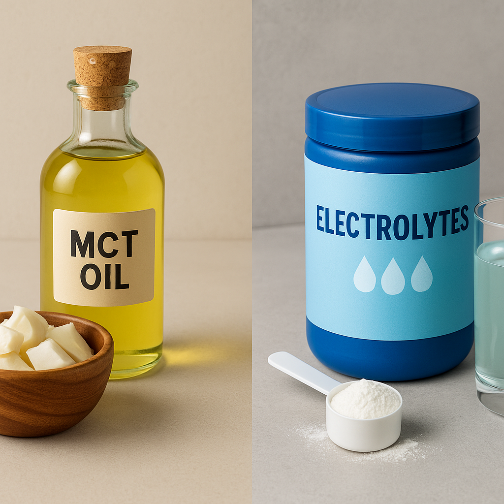 MCT오일, 전해질 사진