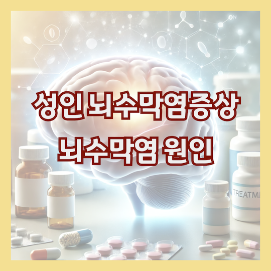 성인-뇌수막염증상-뇌수막염-원인