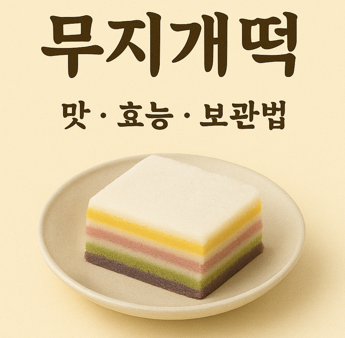 무지개떡