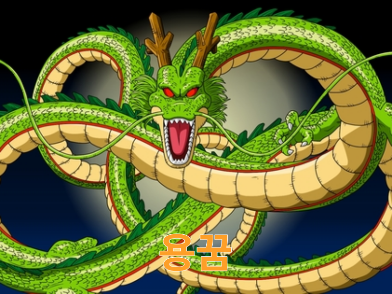 용꿈은 권력과 위엄 자기통제 자아실현등을 의미한다.