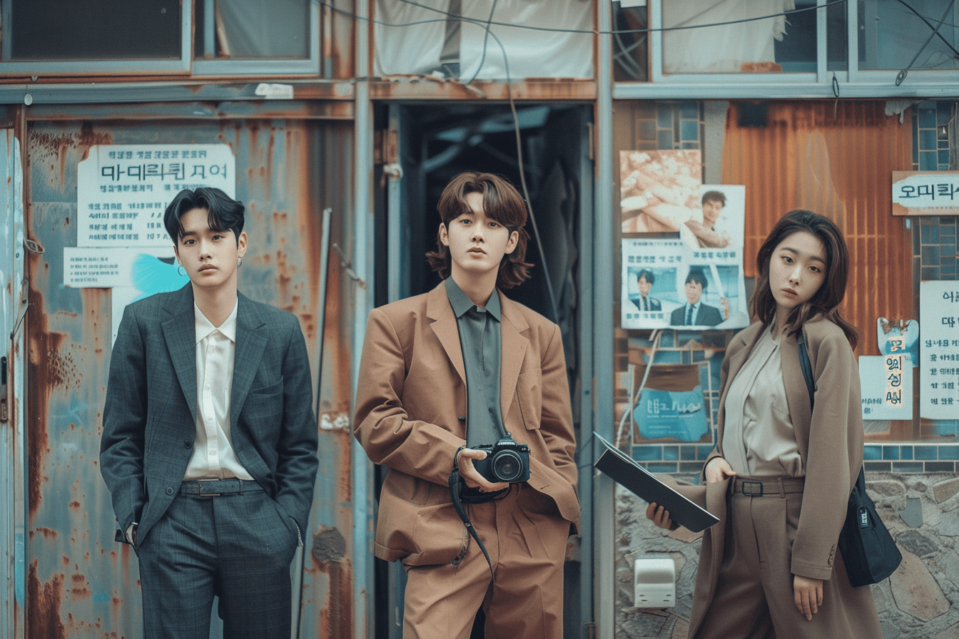 정면을-바라보고-서-있는-세명의-주인공