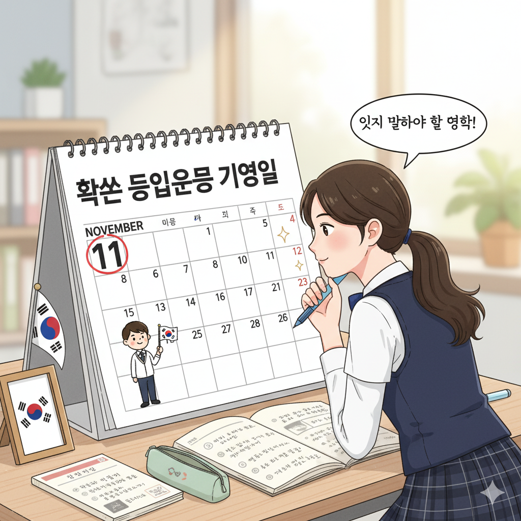 학생독립운동기념일 일정