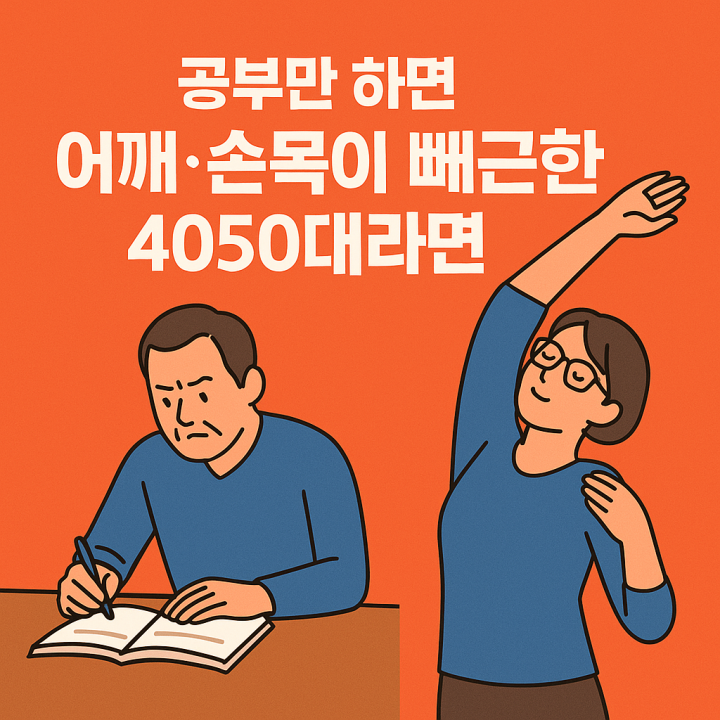 공부 모드 ON, 4050대 체력 살리는 5분 준비운동