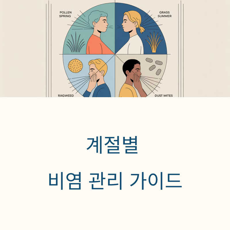 계절별로 악화되는 비염 증상