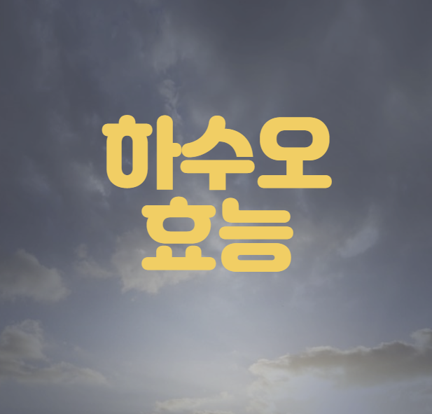 하수오 효능