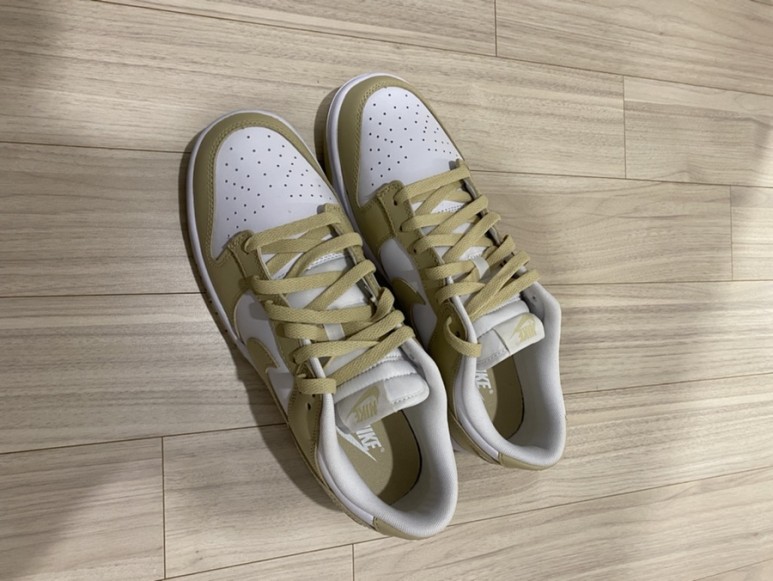 나이키 덩크로우 레트로 팀골드 화이트 베이지 nike dunk low team gold white beige(DV0833-100)