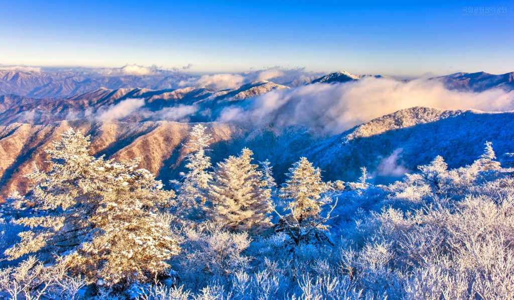 계방산 등산코스 지도