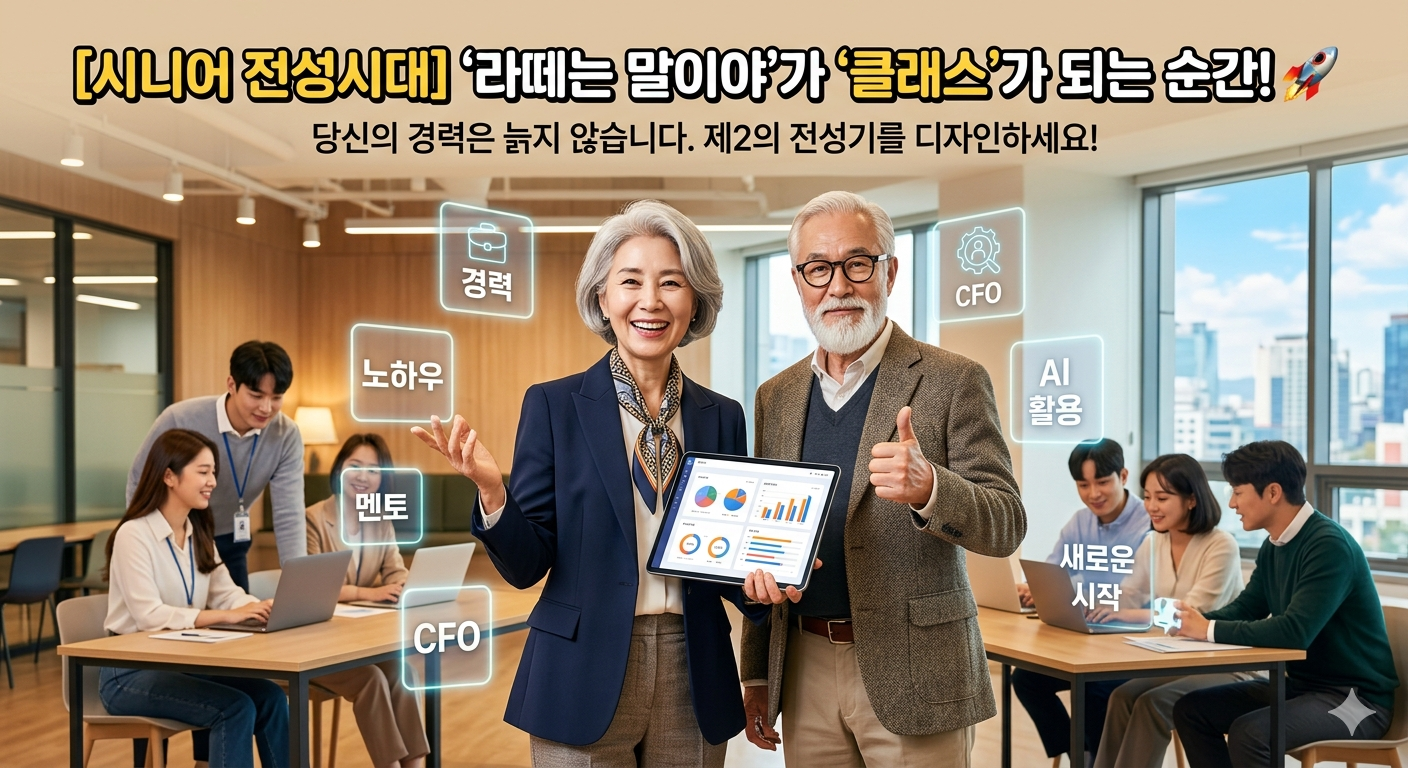 은퇴는 끝이 아니라 '강제 전직'이다!
