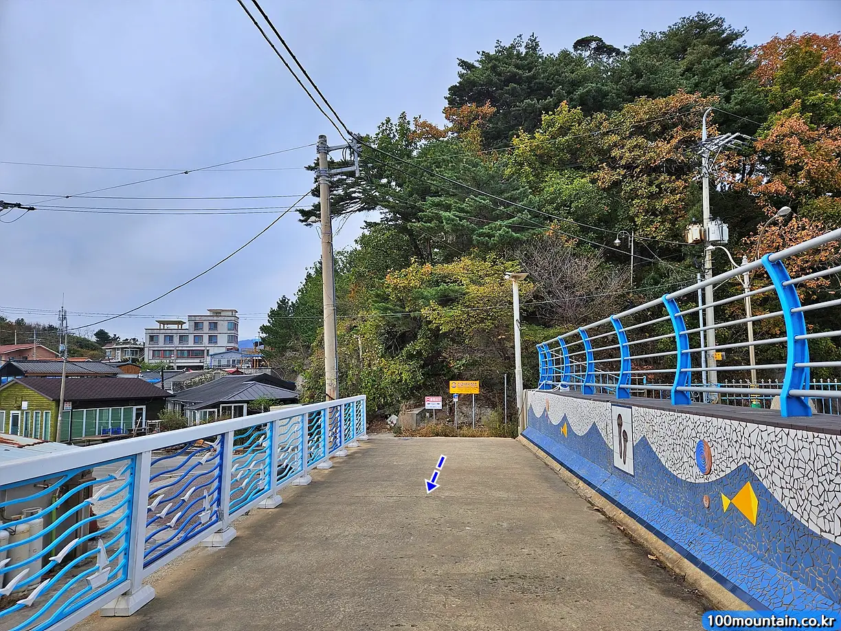 남애항 스카이워크 전망대 입구