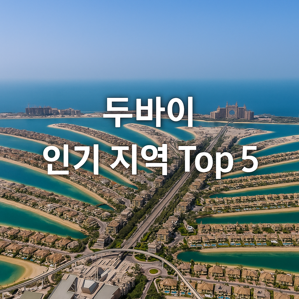 두바이 부동산 투자 인기 지역 Top 5