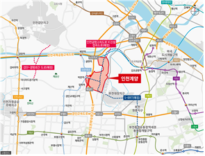 인천계양 지구 위치도
