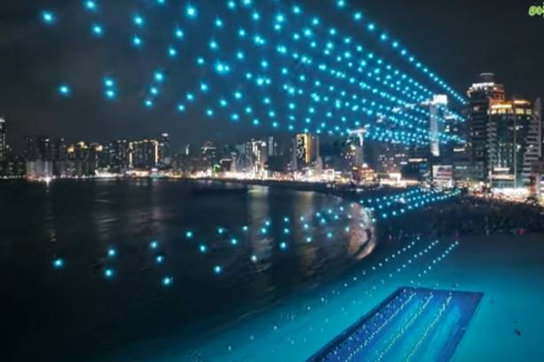 광안리 드론 라이트쇼