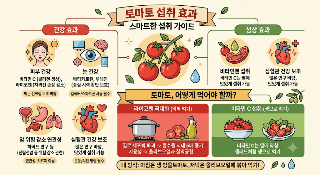 토마토 섭취효과 설명