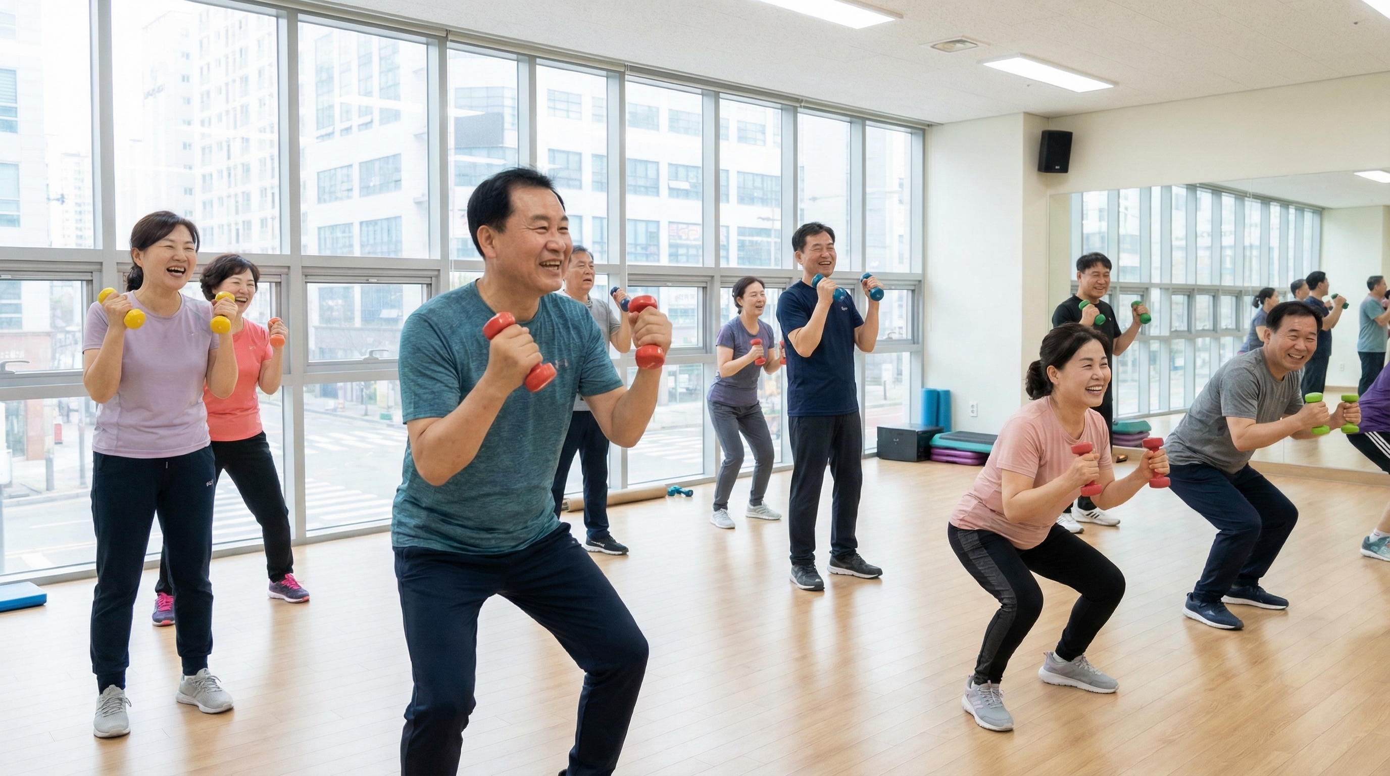 집에서 쉽게 따라 할 수 있는 하체 근력 운동 스쿼트 자세
