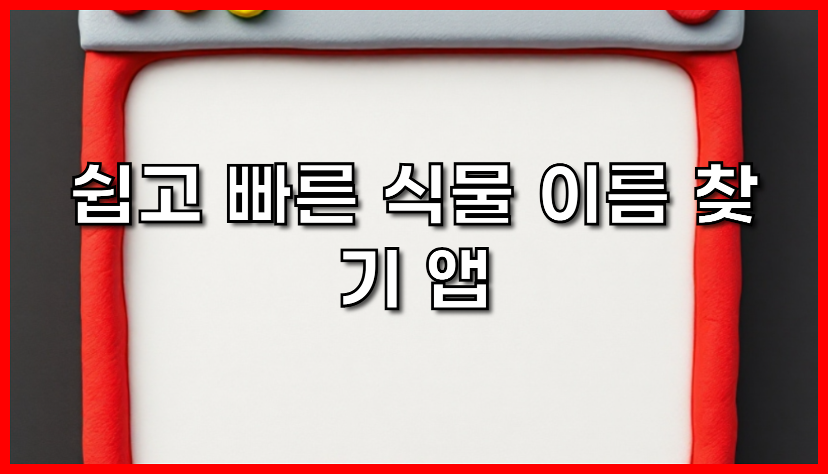 단 한 번의 촬영으로 식물 박사 되기! 🌱 쉽고 빠른 식물 이름 찾기 앱 총정리 (2025최신 & 꿀팁 가득)