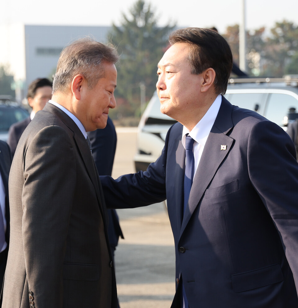 이상민 해임건의안 거부