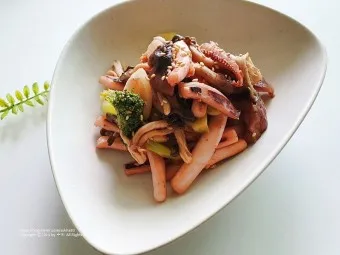 오징어 야채볶음 양념장 만드는법 황금레시피_5