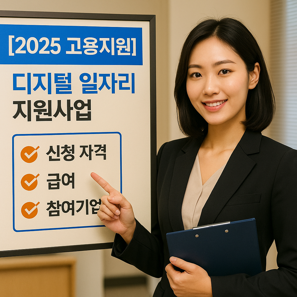 [2025 고용지원] 디지털 일자리 지원사업 ｜ 신청 자격&middot;급여&middot;참여기업 총정리