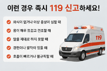 온열질환 증상이 보이면 물만 마시면 괜찮아질까요?