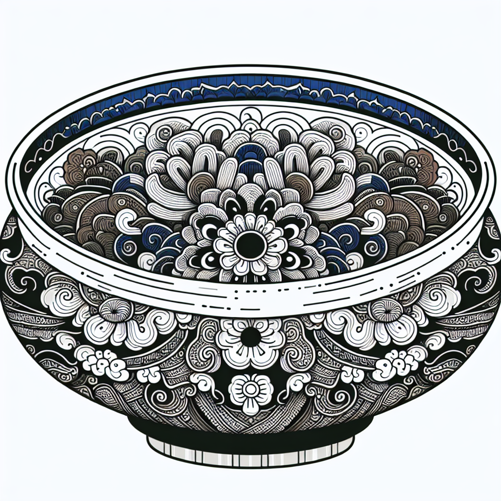 상감 도자기 문양