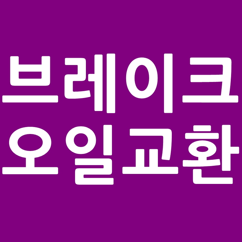 브레이크오일 교환주기