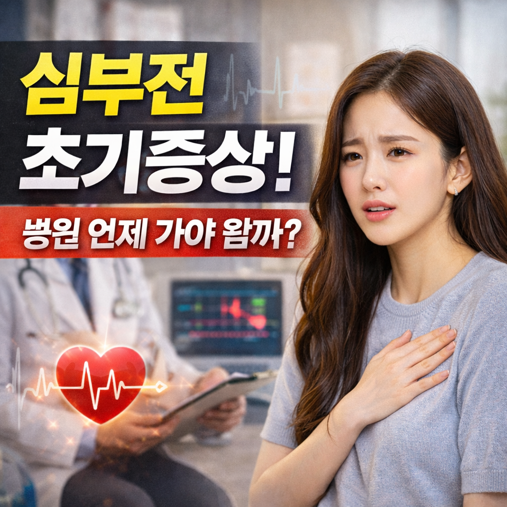 심부전 초기 증상과 병원 방문 시점