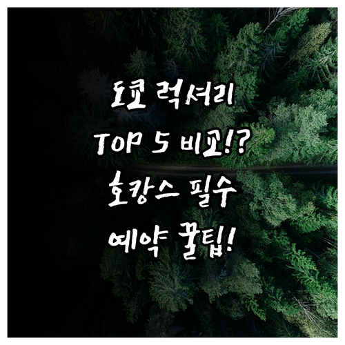 도쿄 럭셔리 호텔 5곳 아만 안다즈 ..