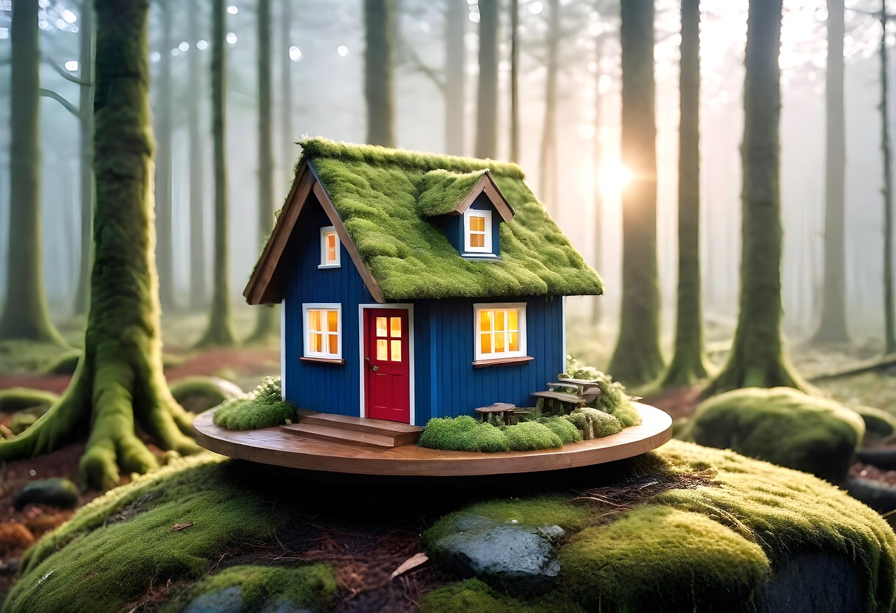 숲에 있는 작은 집