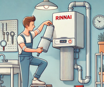 린나이보일러 온도조절기 사용법