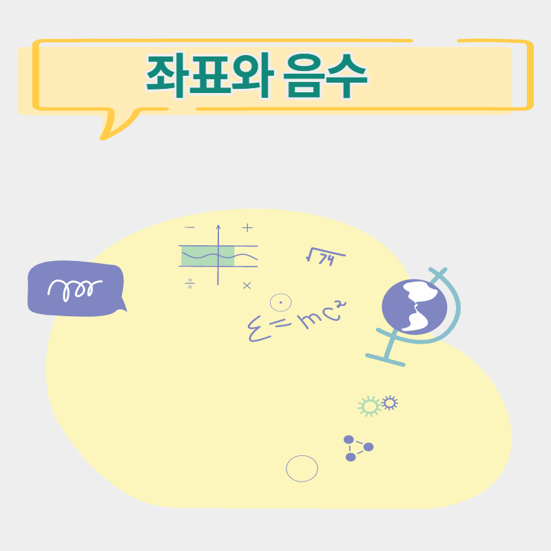 좌표와 음수