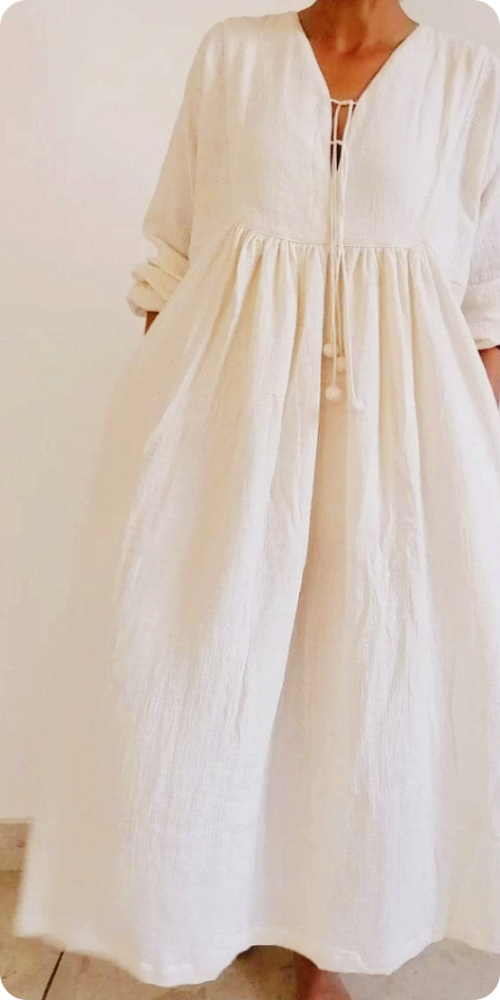 alt="50대 여성 체형별 봄나들이용 원피스 스타일"