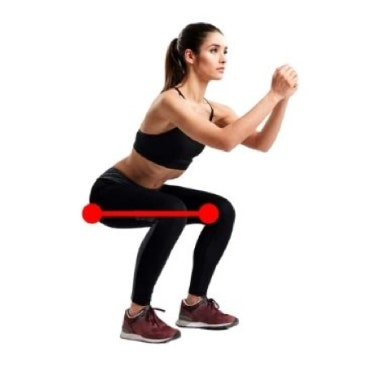 스쿼트 자세 관련 사진