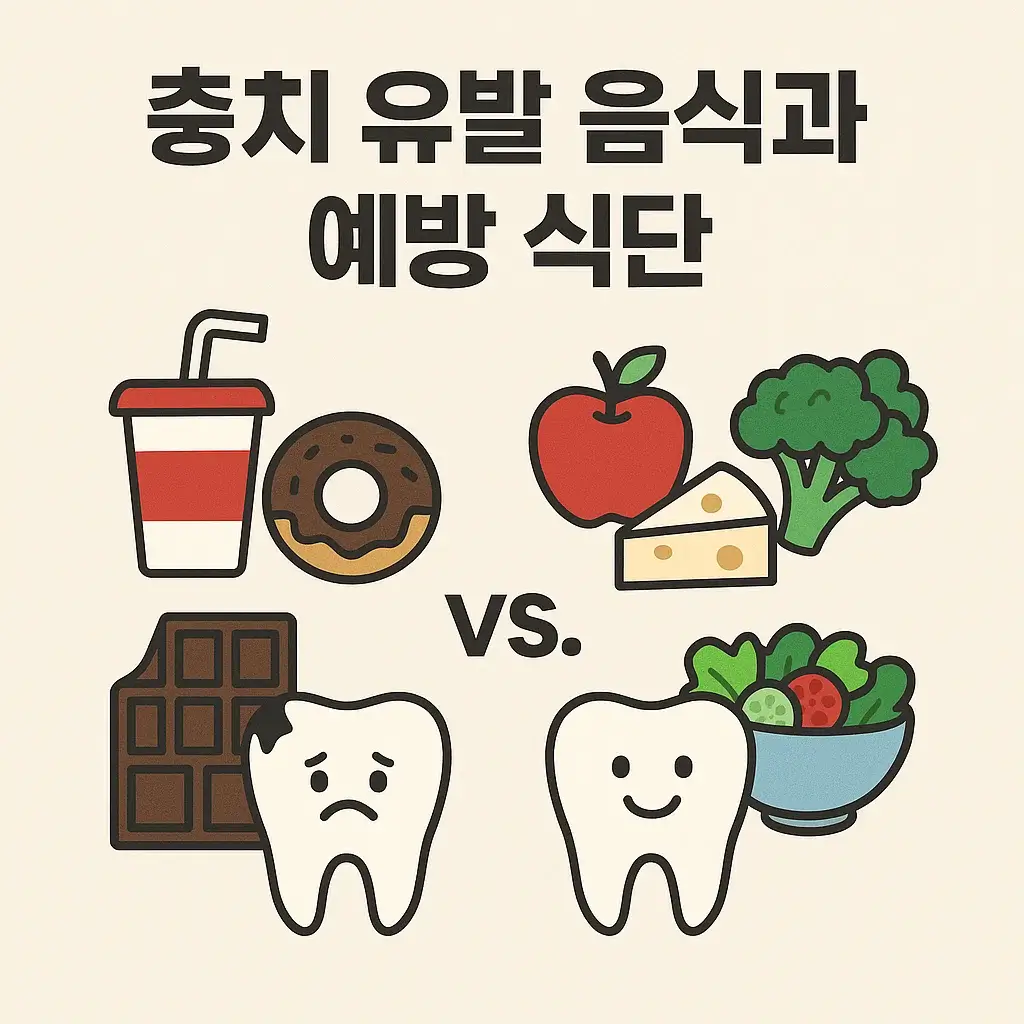 치과 의사가 말하는 충치 유발 음식과 예방 식단